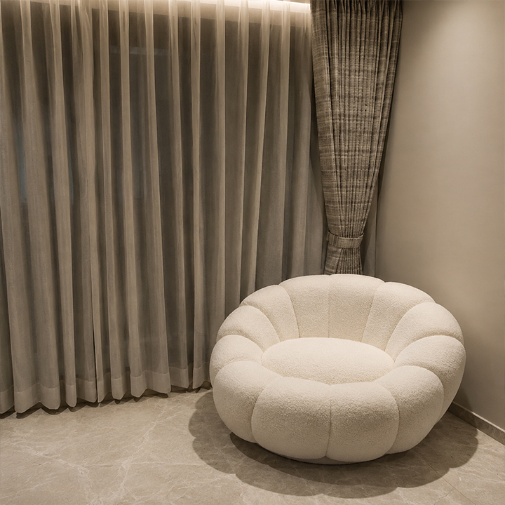 Luxury Sofa Set with Curtains in Chennai